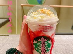 草莓轻乳酪星冰乐-星巴克(大梅沙8号仓店)