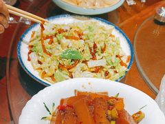 -东来菜馆•手抓海鲜家常菜•海鲜锅贴(鸽子窝店)