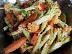 干锅菜花-一盏明灯全素斋(殊像寺店)