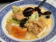 虾汤花菜浸手打鱼腐-上海宝华喜来登酒店·采悦轩中餐厅