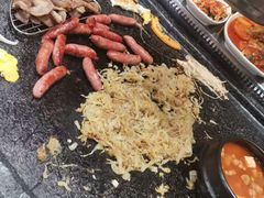 烤酸菜-韩阳王石板烤肉