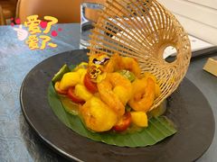 百香果香芒脆虾球-阿莱唛唛泰国菜·海鲜餐厅(蛇口店)