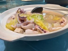 -海派美食·家宴海鲜青岛菜·石锅鲽鱼头(东方城店)