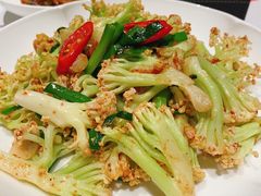 虾酱炒有机花菜-品海楼·大连海鲜(老虎滩店)