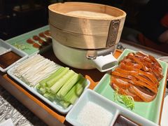 开炉烤鸭-绿茶餐厅(龙井船宴· 品牌总店)
