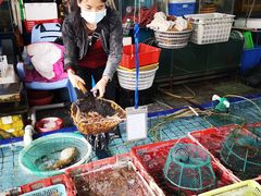 水产区-霞涌市场海鲜摆卖区