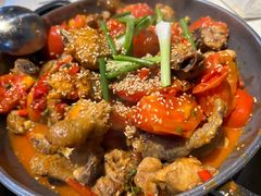 -贵州辣子鸡番茄鸡