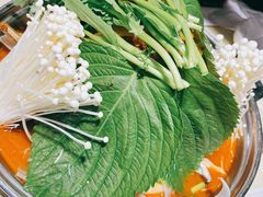 辣白菜脊骨火锅-韩香福脊骨汤锅(上杭路店)