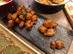 雪花糖醋里脊-绿茶餐厅(崇文门新世界店)