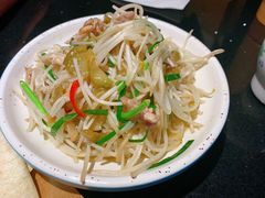 绿豆芽榨菜肉丝-老头儿油爆虾·知味杭州(爱琴海购物中心)