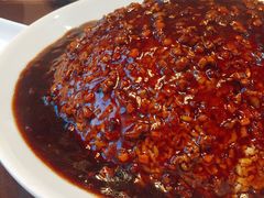 黑椒牛肉粒锅巴-江南苑精菜坊