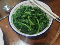 清炒茼蒿-古道村落(温汤店)
