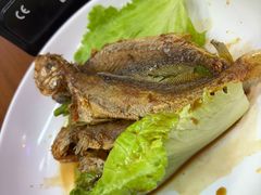 现炸秘制小黄鱼-谢记上海大排档(长寿路店)