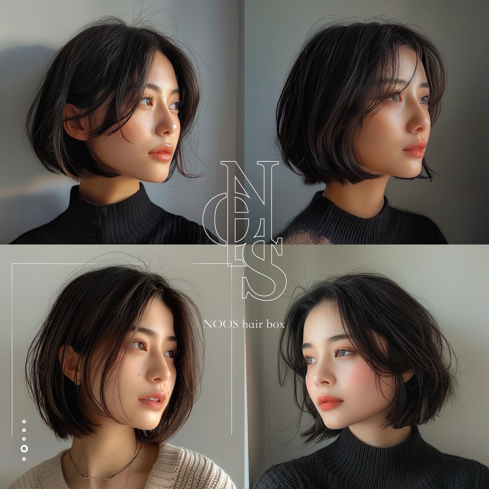 日系女生中长发发型合集6