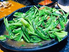 豆豉鲮鱼油麦菜-潮十三潮汕砂锅粥(高新四路大都荟店)