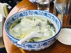 招牌翡翠鲜虾三鲜馄饨-无锡苏宁银河国际酒店-麺餐厅
