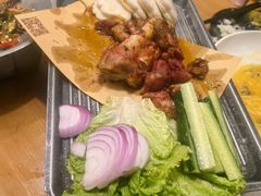 -海派美食·家宴海鲜青岛菜·石锅鲽鱼头(东方城店)