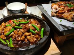 酱爆石锅蛙-绿茶餐厅(财富购物中心店)