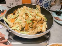 香锅开心花菜-小菜园新徽菜(常州武进吾悦店)