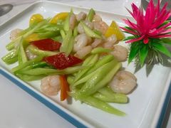 芦笋炒虾仁-好福记饭店(红梅公园店)