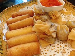 炸牛奶拼炸云吞-阿多私房菜(顺德店)