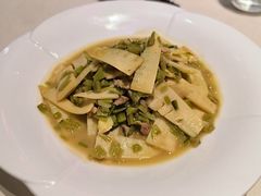 抱腌菜肉丝炒冬笋-钱塘花园·宁波菜