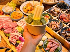 -明洞阿姨·韩式酱蟹烤肉·创意料理(三元桥店)