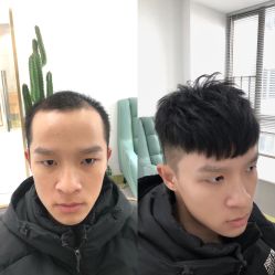 -发饰美男士增发补发假发定制店