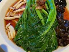 白灼菌菇菜心-新白鹿餐厅(虹桥南丰城店)