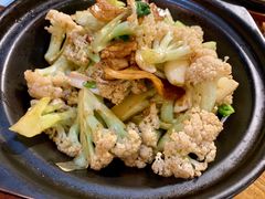 小炒有机菜花-天和晟新京菜.水煮鱼.湘土菜(国展店)