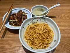 葱油拌面x荷包蛋x例汤-面西湖杭帮面(控江路店)