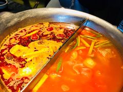 台式麻辣锅拼番茄牛膝骨-湊湊火锅·茶憩(新中关购物中心店)