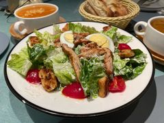 鸡肉凯撒沙拉-伊斯坦布尔土耳其清真咖啡餐厅