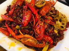 香辣小龙虾（大份）-海岛八号龙虾烧烤田鸡(蓝天路总店)