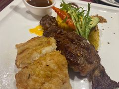 鳕鱼扒拼牛扒-超级厨房概念餐厅(奥园广场店)
