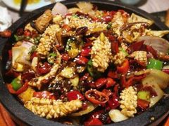 香辣鱿鱼-桃花岭饭店桂香楼
