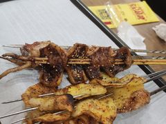 麻辣鱿鱼-宝记烧烤·碳锅羊肉·羊蝎子火锅·夜食社(文体路创始店)