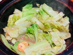 秘制虾膏啫生菜胆-侨美食家·粤菜(体育西路店)