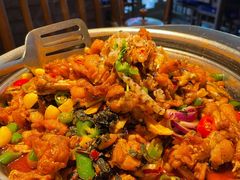 青椒紫苏味-蛙小侠·沸腾砂锅(南山欢乐颂店)
