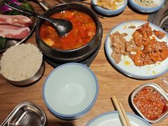 -明洞阿姨·韩式酱蟹烤肉·创意料理(三元桥店)