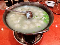 香菜汆丸子-上山下乡农家菜(加州水郡店)