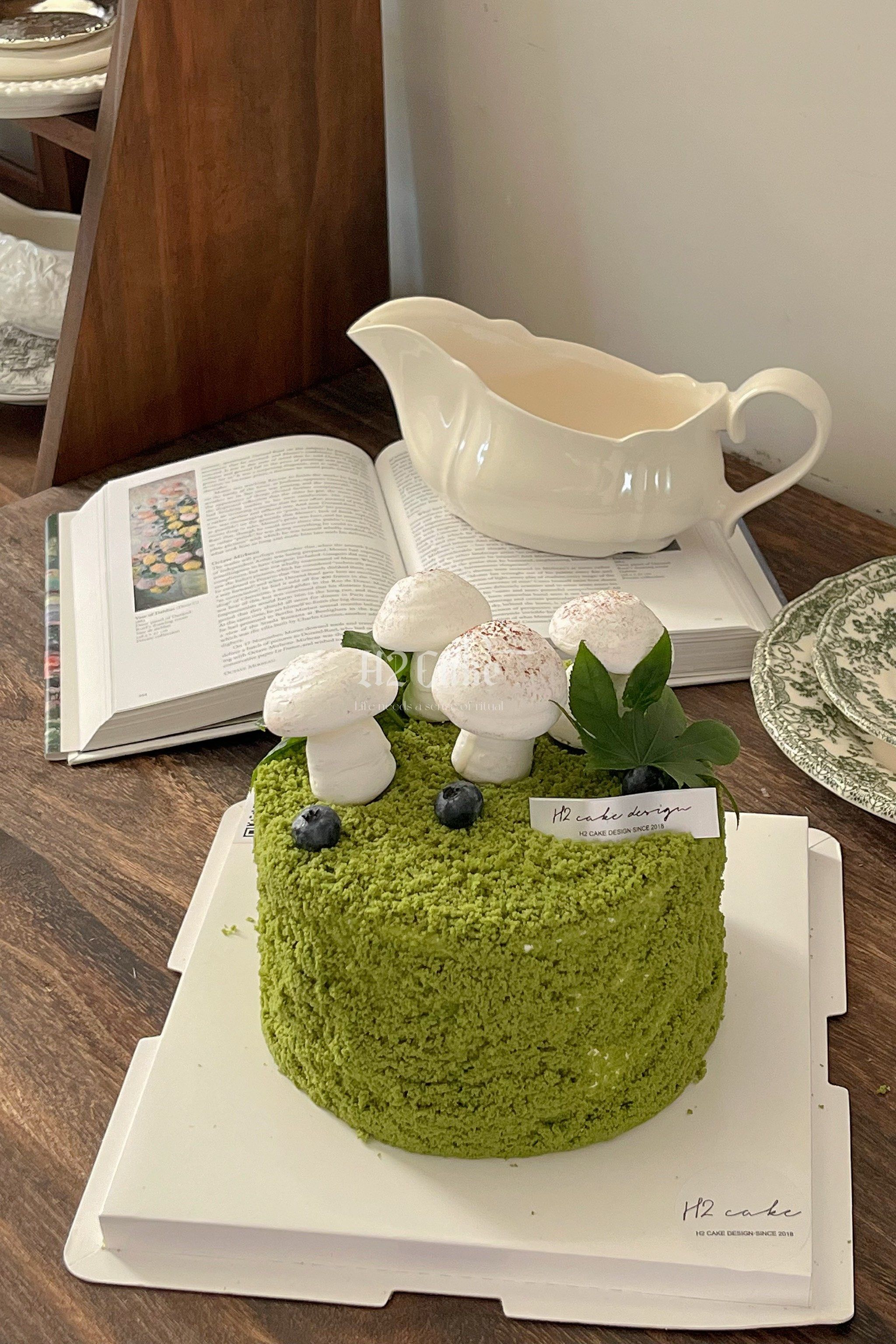 清新绿茶蛋糕日记