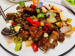 雪花牛肉-臻宝中餐厅·大连菜·海鲜·融合菜(大连一方城堡豪华精选酒店)