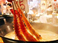 花竹虾-鲜入围煮花胶鸡海鲜火锅