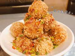 锅巴藕圆元子-全聚贤餐厅·湖北家常菜(沙湖店)