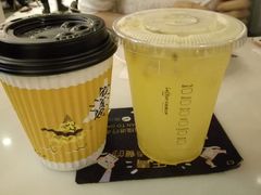蜜桃茶&nbsp;百香果-乐凯撒披萨(正佳广场店)