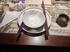 餐具摆设-绿茶餐厅(松江万达店)