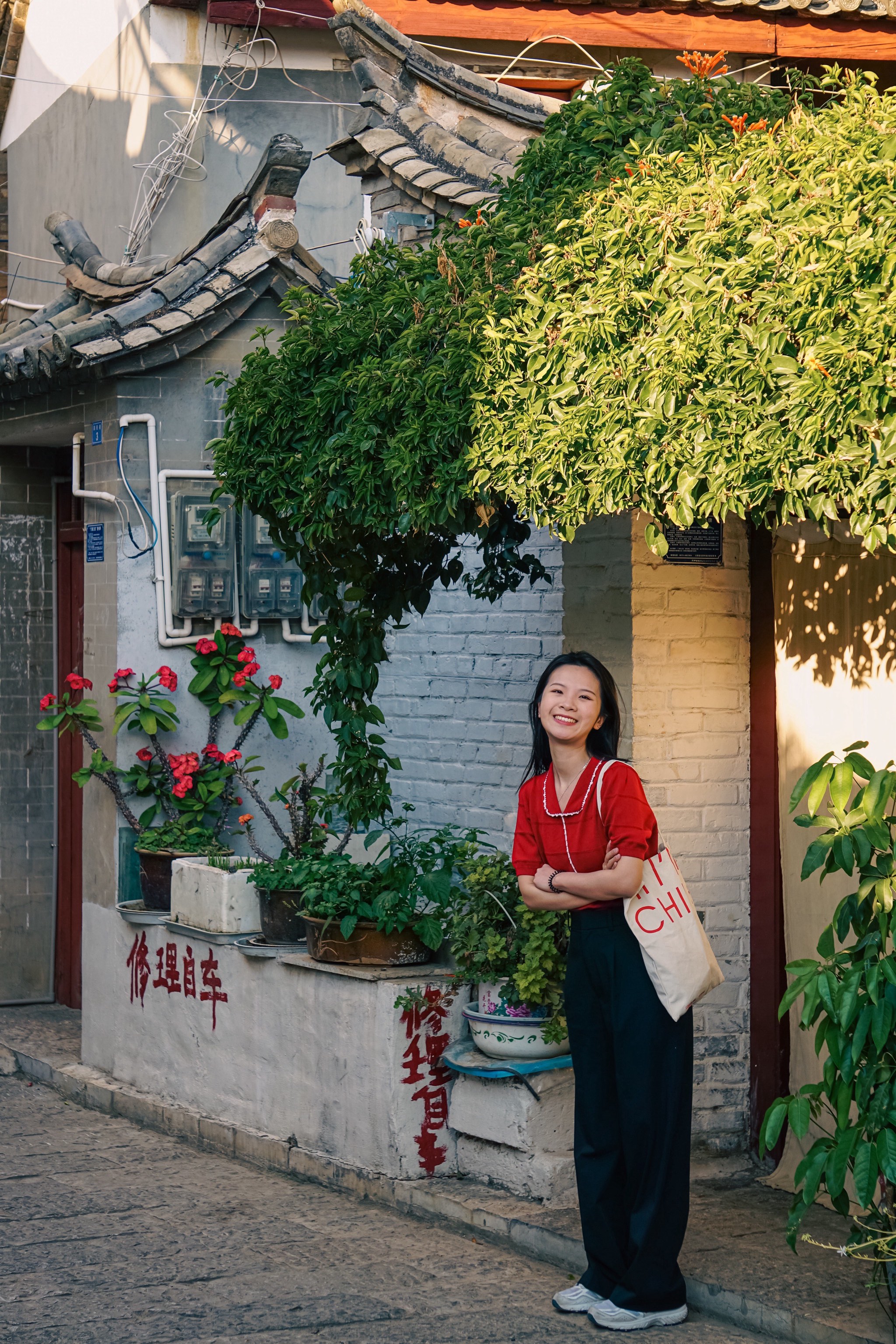 石景山古城站妹子图片