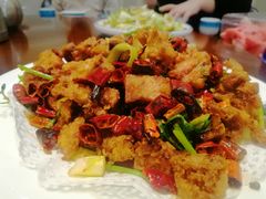 辣子鸡-晚归月亮湾私家菜(临邑路店)