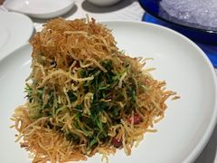 巧拌豆苗-四季民福烤鸭店(王府井灯市口店)